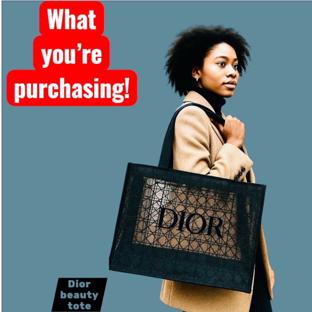 🎉Birthday Giveaway🎉 Purchase Dior Beauty Tote Bag, & Get 1 Entry 🩷 20 spots only - Picture 3 of 7